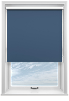 Rimini (Blackout), Blue - Twist&Fit Roller Blind